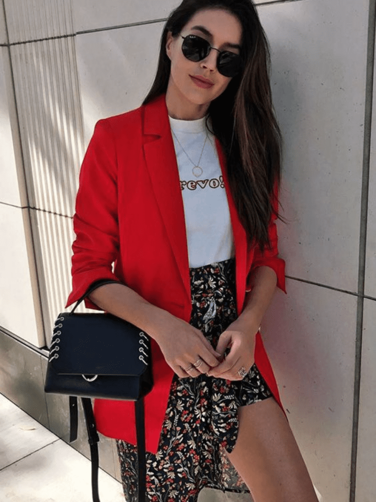 C Mo Combinar Un Blazer Rojo Opciones Que Puedes Imitar