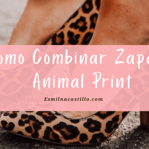 Como Combinar Zapatos Animal Print