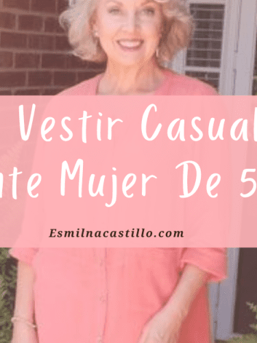 Cómo vestir casual pero elegante mujer de 50 años