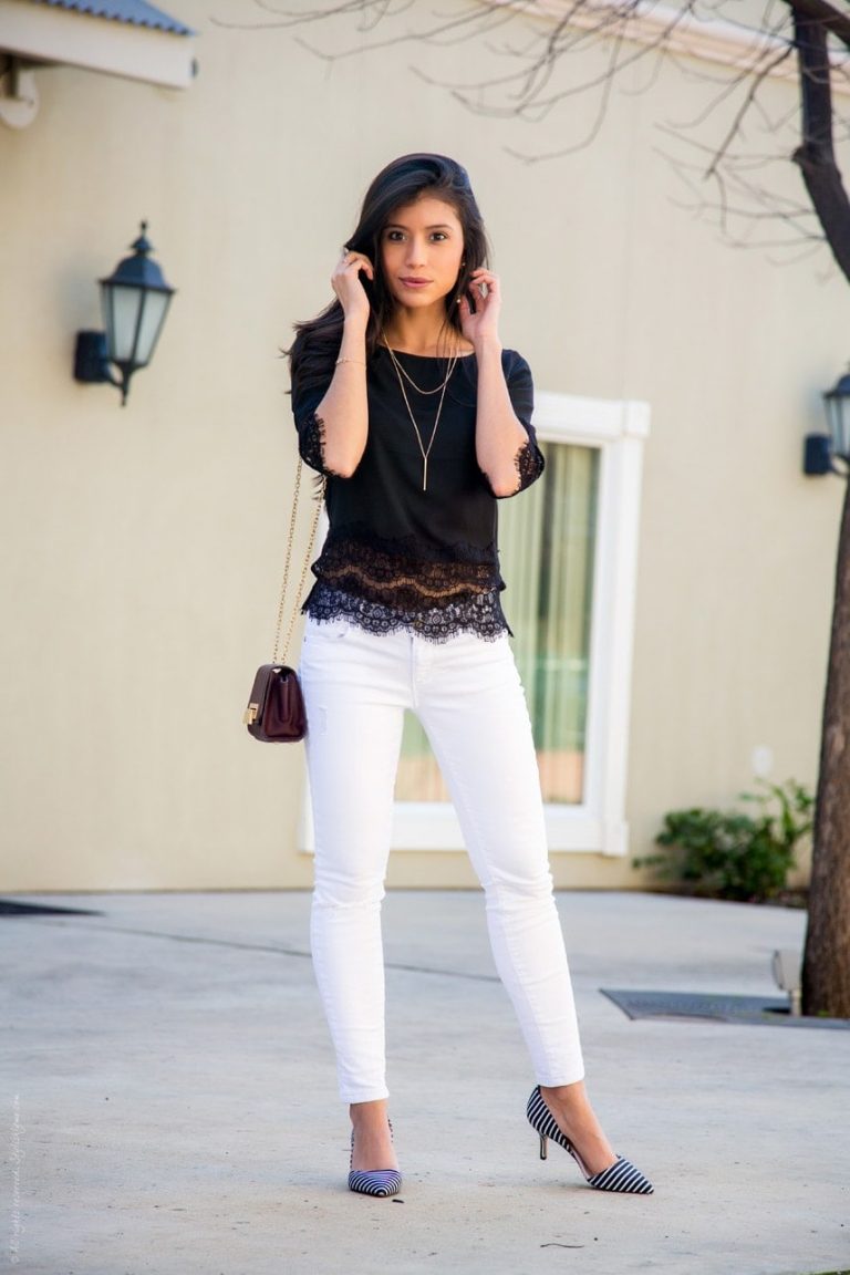 TOP 15+ IDEAS De Como Combinar Jeans Blancos