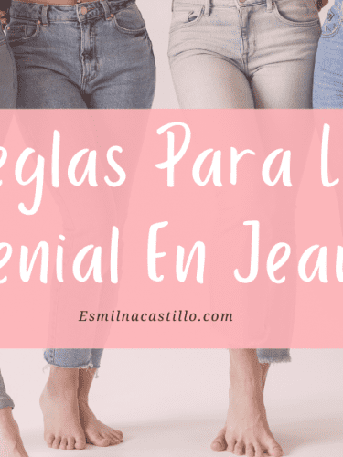 Como Lucir Genial Con Jeans: 7 reglas para lucir genial en jeans