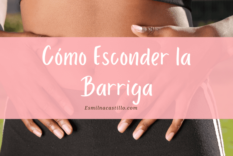 cómo esconder la barriga