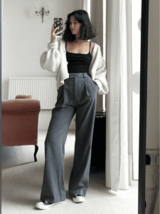 Como combinar un pantalon gris
