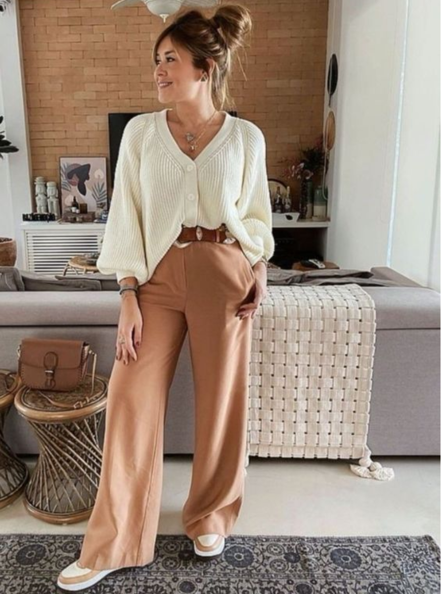Cmo Usar Pantalones Anchos Con Tenis? 10 Ideas Increbles