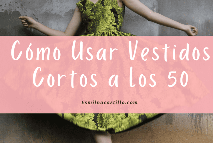 Cómo usar vestidos cortos a los 50