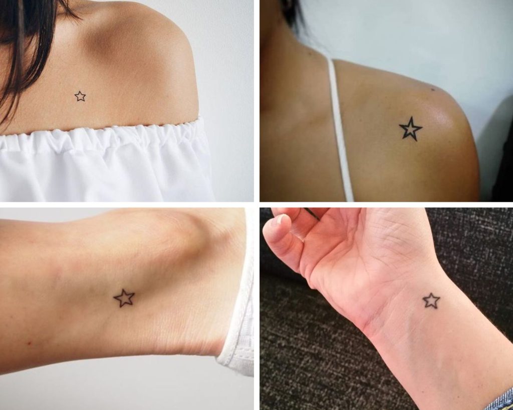 estrellita ▷ ideas de tatuajes minimalistas con significado