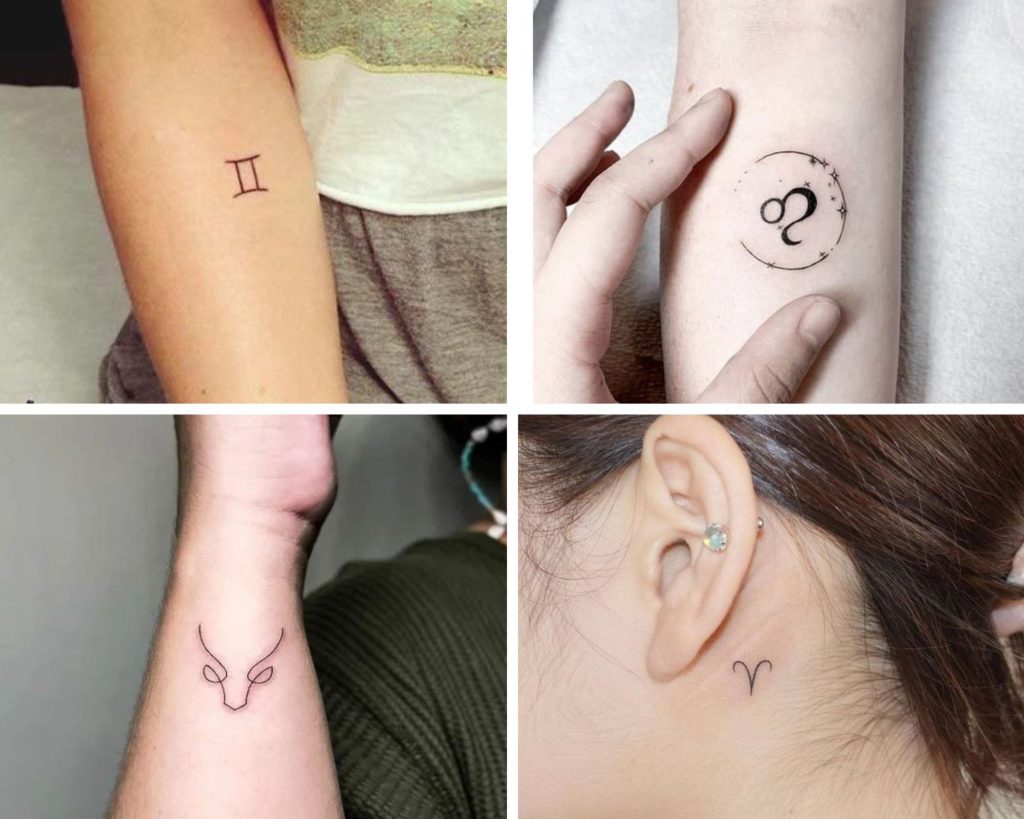 horóscopo ▷ ideas de tatuajes minimalistas con significado