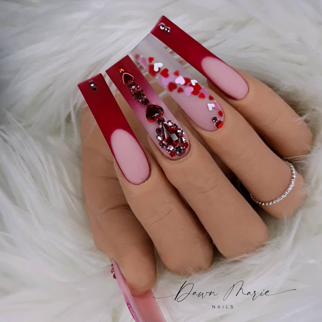 Diseños De uñas Rojas