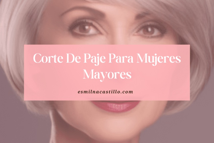 Corte De paje Para Mujeres Mayores