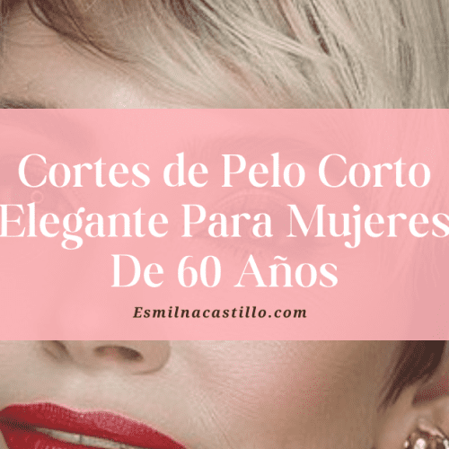 Cortes de Pelo Corto Elegante Para Mujeres De 60 Años