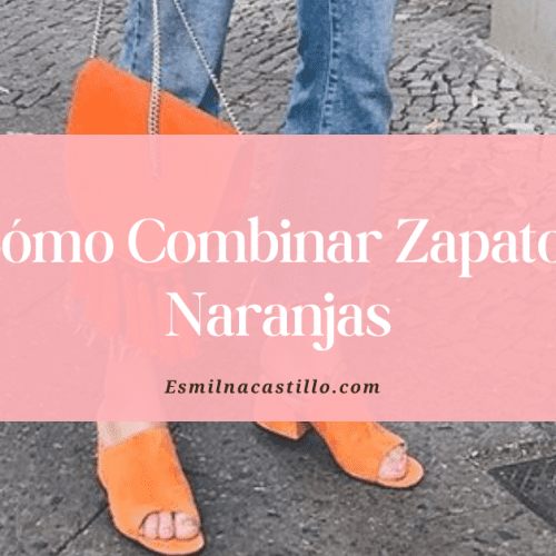 Cómo Combinar Zapatos Naranjas