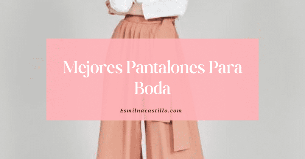 Pantalones Para Boda