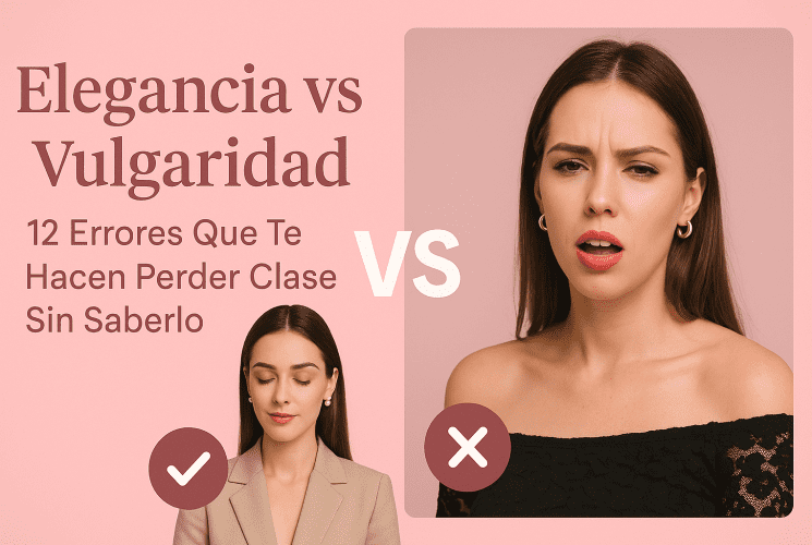 Elegancia vs Vulgaridad: 12 Errores Que Te Hacen Perder Clase Sin Saberlo