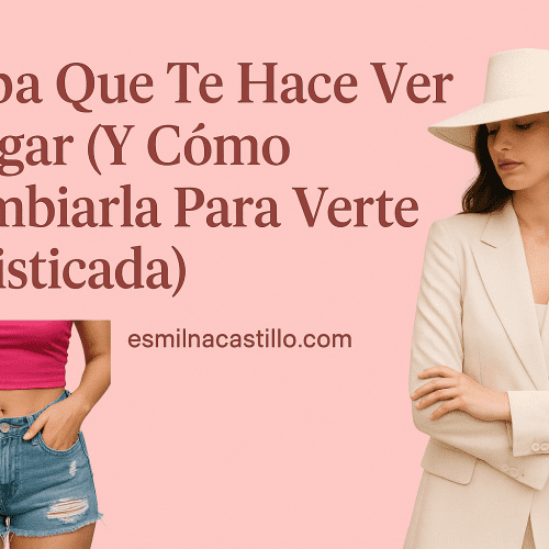 Ropa Que Te Hace Ver Vulgar (Y Cómo Cambiarla Para Verte Sofisticada)