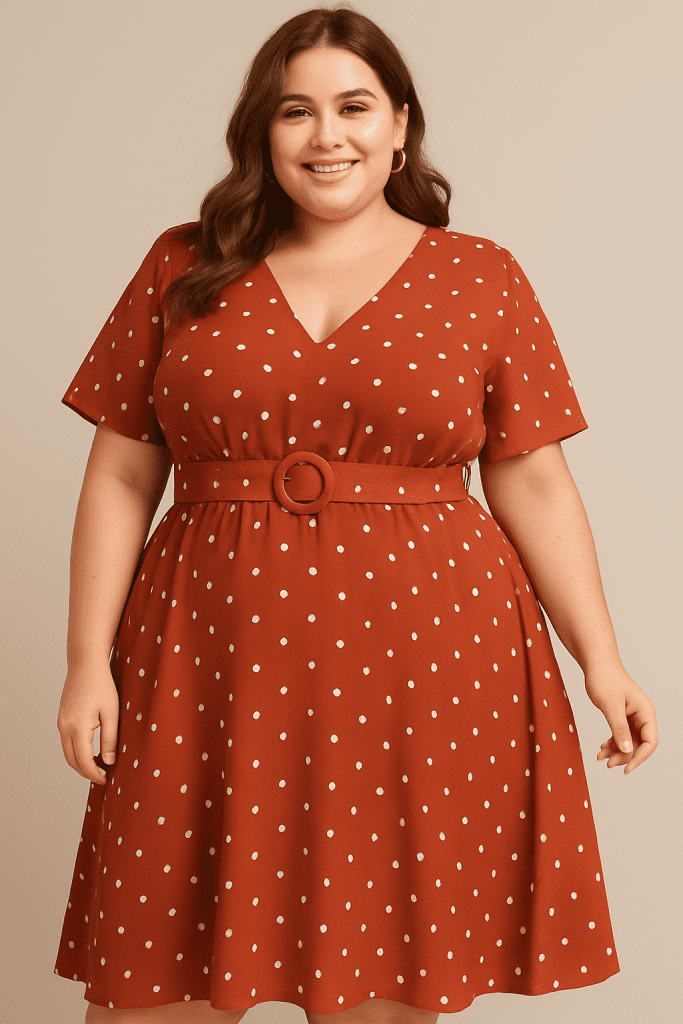 Vestido con Caída Suelta y Tela Liviana