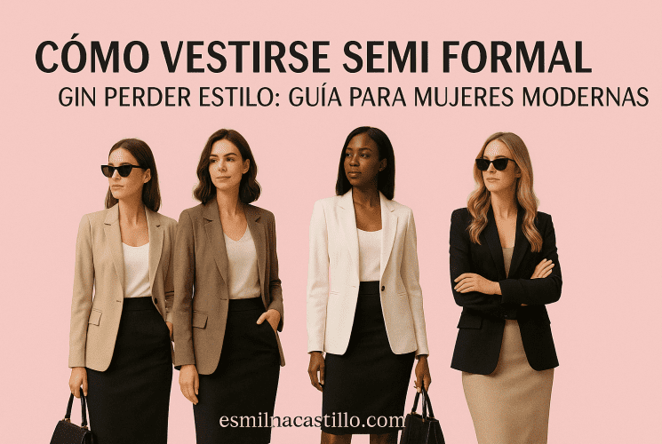 Cómo Vestirse Semi Formal sin Perder Estilo
