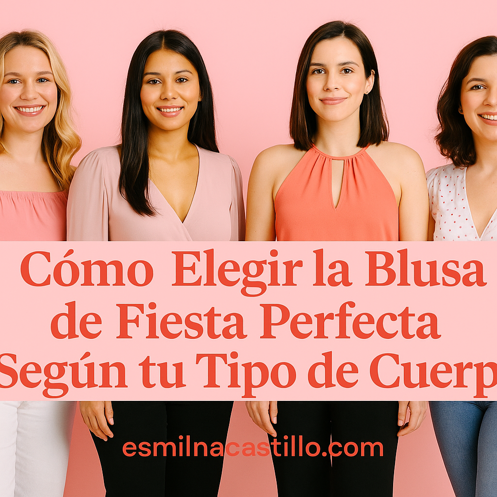 Cómo Elegir la Blusa de Fiesta Perfecta Según tu Tipo de Cuerpo