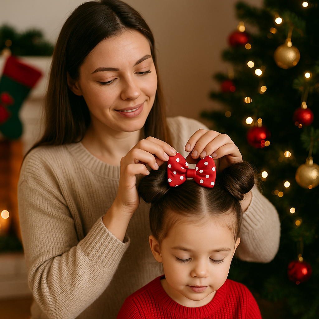 Cómo Peinar a tu Hija en Navidad