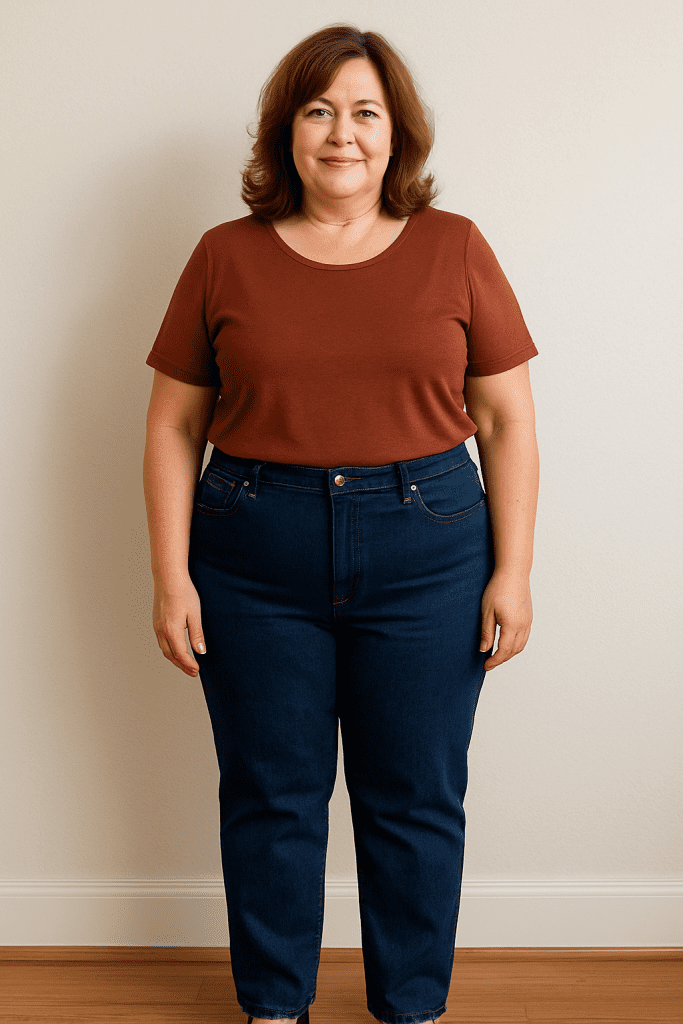 Qué Ropa Usar si Eres Gordita y Tienes 50 Años