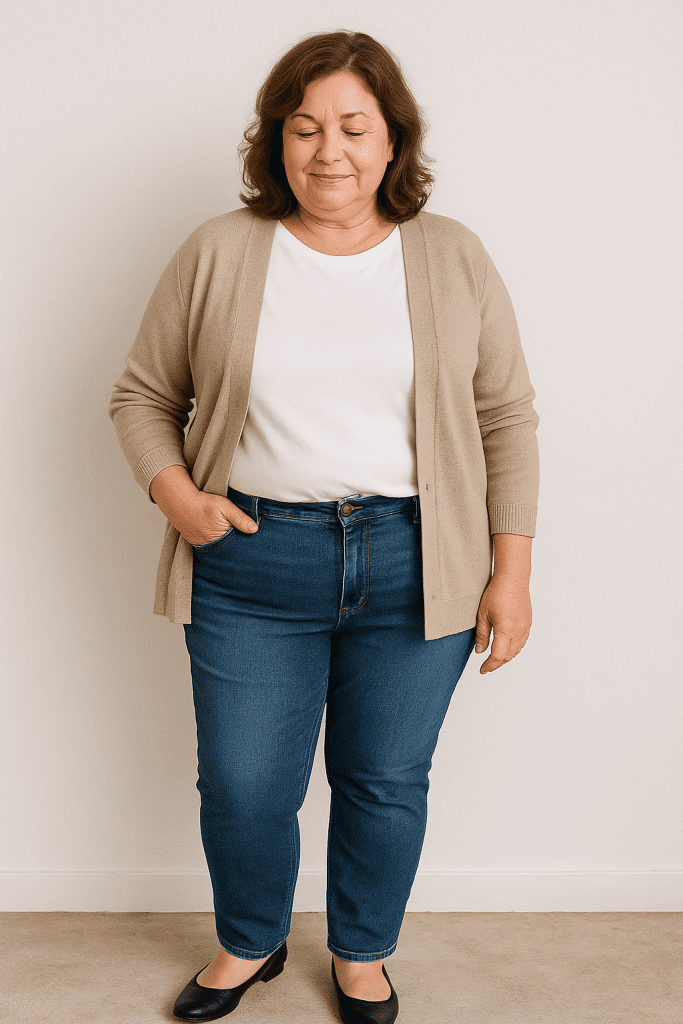 Qué Ropa Usar si Eres Gordita y Tienes 50 Años