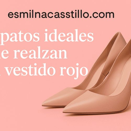 Zapatos Ideales Que Realzan Un Vestido Rojo