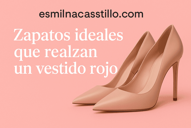 Zapatos Ideales Que Realzan Un Vestido Rojo