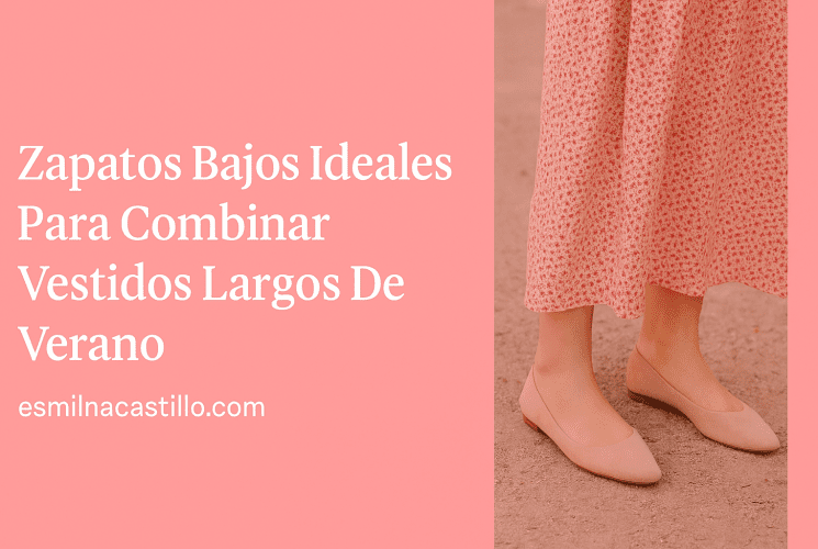 Zapatos Bajos Ideales Para Combinar Vestidos Largos De Verano