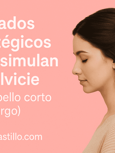 6 Peinados estratégicos que disimulan la calvicie (para cabello corto y largo)