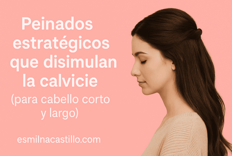 Peinados estratégicos que disimulan la calvicie