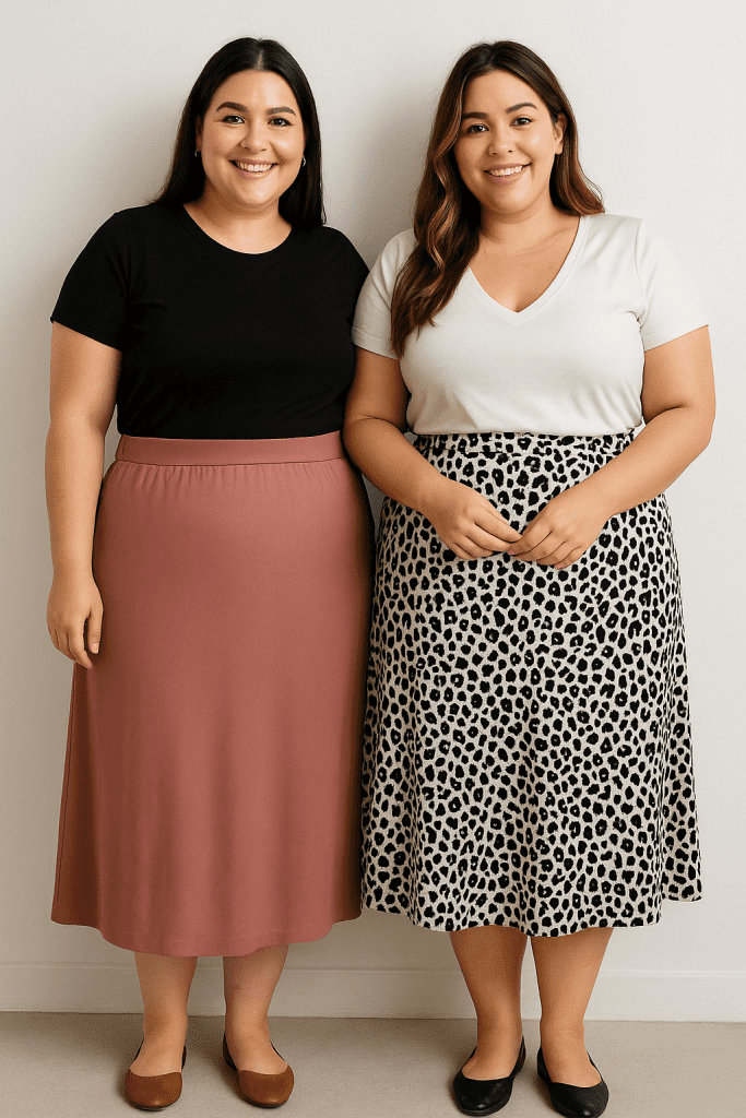 Faldas ideales para gorditas con pancita