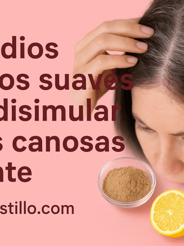 TOP 5 Remedios caseros suaves para disimular raíces canosas sin tinte