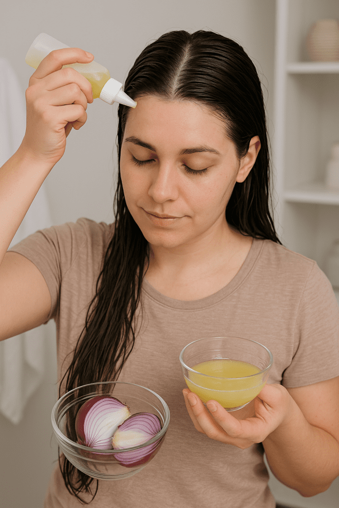 Cómo Aplicar Jugo De Cebolla Para Crecer El Pelo Sin Olor Fuerte