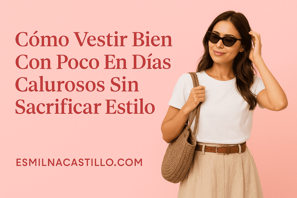Cómo Vestir Bien Con Poco En Días Calurosos Sin Sacrificar Estilo