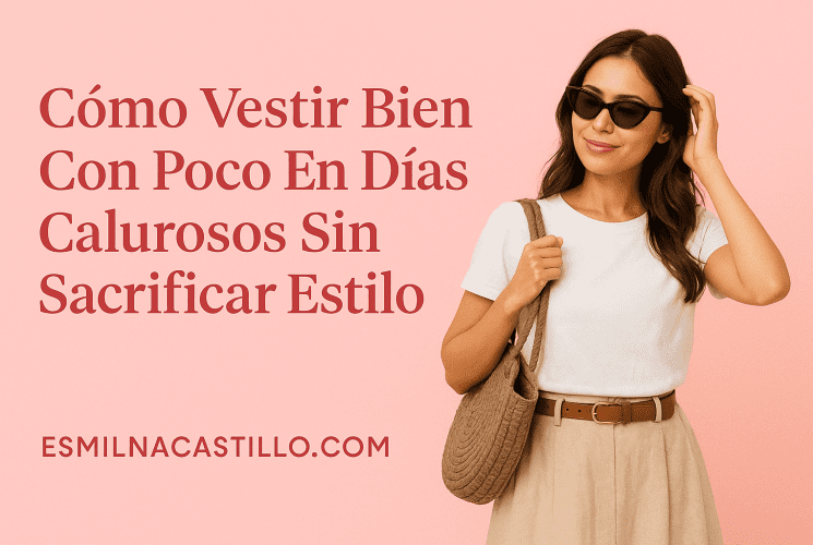 Cómo Vestir Bien Con Poco En Días Calurosos Sin Sacrificar Estilo