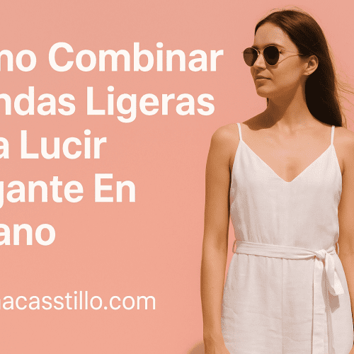 Cómo Combinar Prendas Ligeras Para Lucir Elegante En Verano