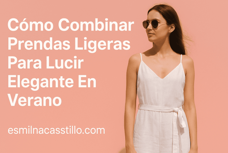 Cómo Combinar Prendas Ligeras Para Lucir Elegante En Verano
