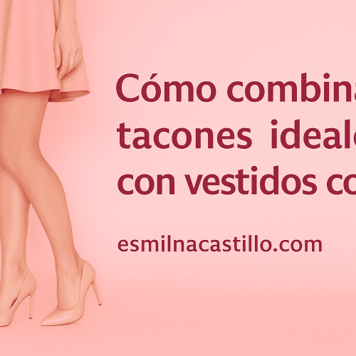 Cómo combinar tacones ideales con vestidos cortos