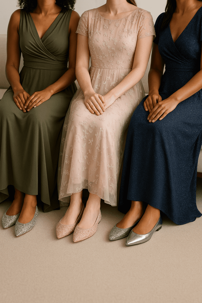 Cómo Elegir Zapatos Elegantes Para Vestidos Largos Sin Tacón