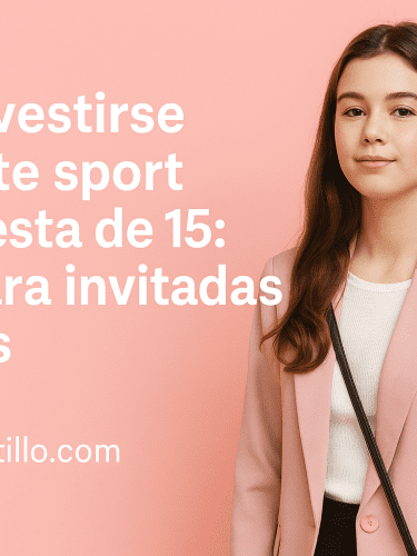 Cómo vestirse elegante sport para fiesta de 15: guía para invitadas jóvenes