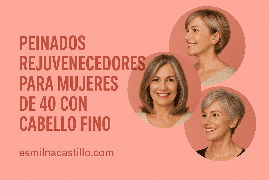 Peinados Rejuvenecedores Para Mujeres De 40 Con Cabello Fino