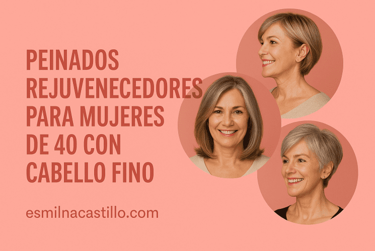 Peinados Rejuvenecedores Para Mujeres De 40 Con Cabello Fino
