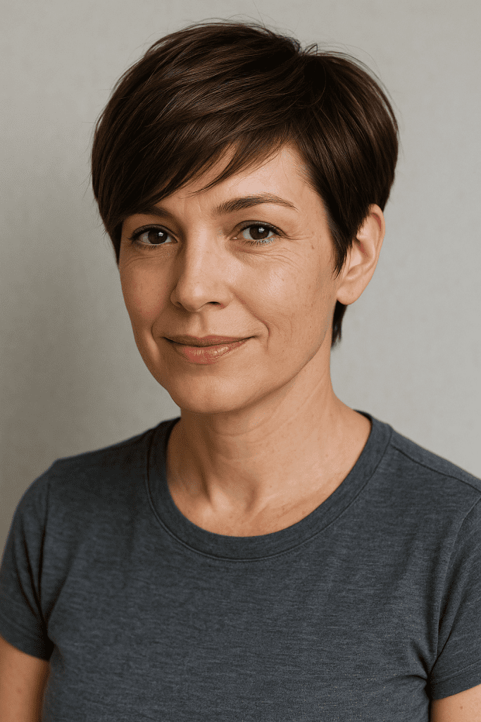 Pixie O Corte Corto Para Mujeres De 40