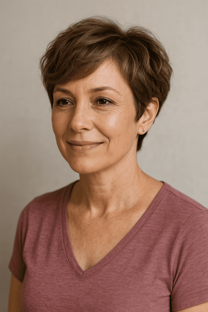 Pixie O Corte Corto Para Mujeres De 40