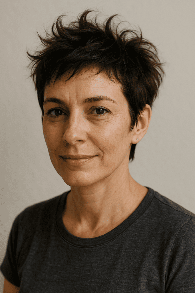 Pixie O Corte Corto Para Mujeres De 40