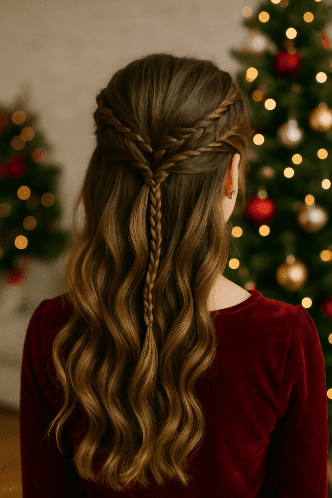 Los Mejores Peinados para Navidad con Cabello Suelto
