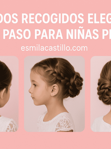 4 Peinados Recogidos Elegantes Paso A Paso Para Niñas Pequeñas