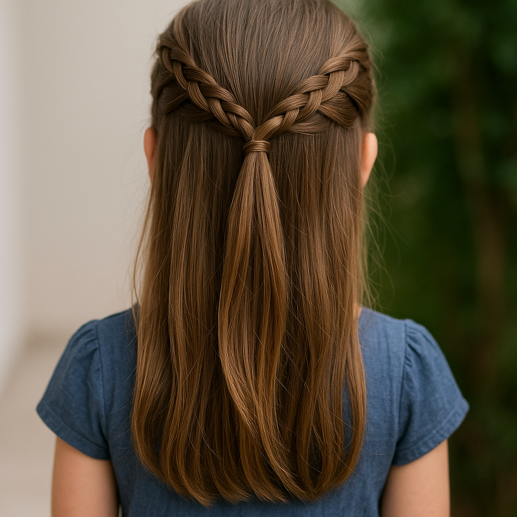 Peinados Formales Para Niñas Con Trenzas Sueltas