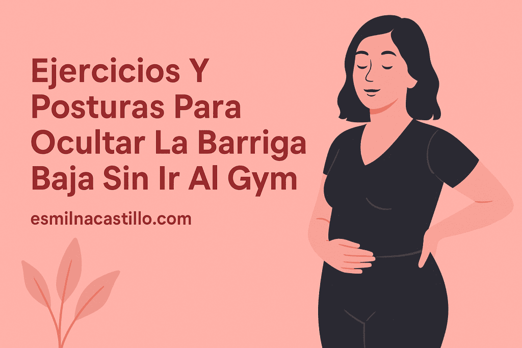 Ejercicios y Posturas Para Ocultar la Barriga Baja Sin Ir al Gym