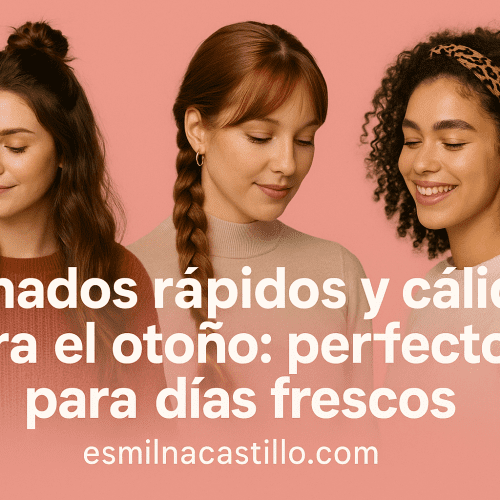 Peinados Rápidos Y Cálidos Para El Otoño
