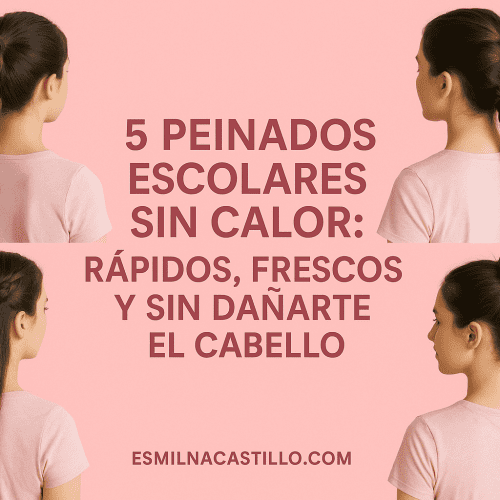 5 Peinados Escolares Sin Calor